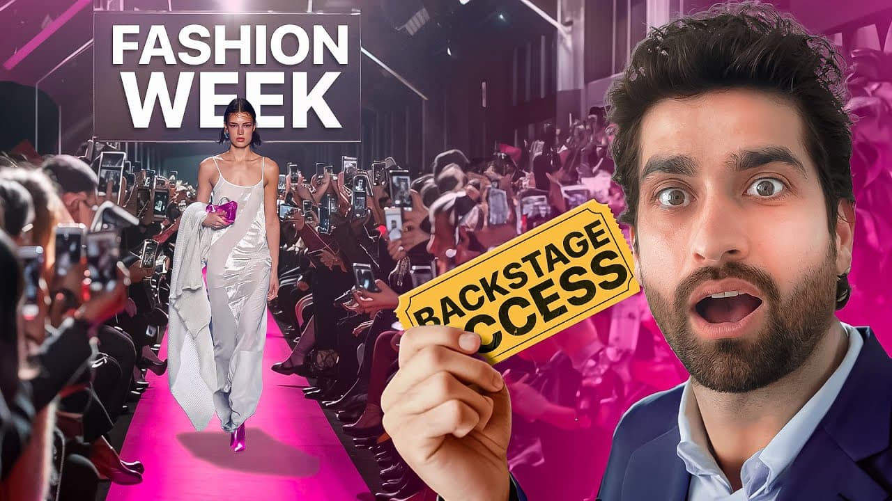 Acceso al backstage en la Fashion Week y os contamos TODO #drunivlog