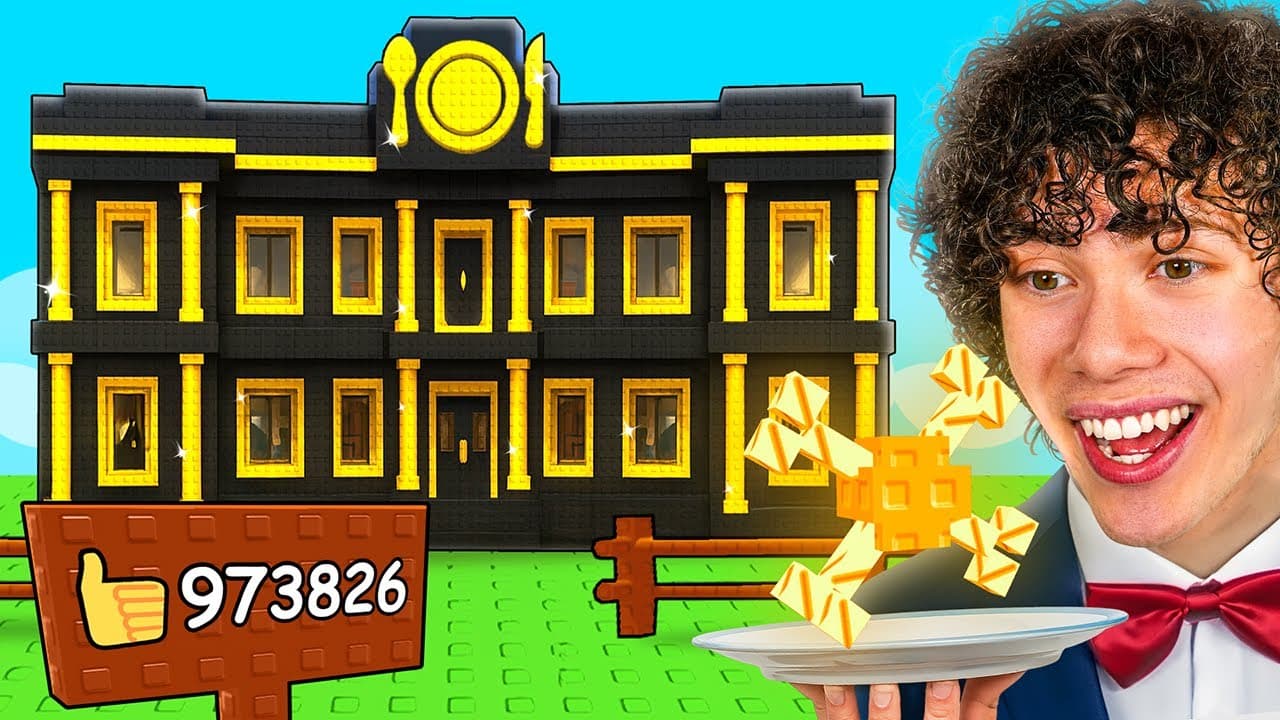 I Opened a 5 STAR RESTAURANT in Grow a Garden